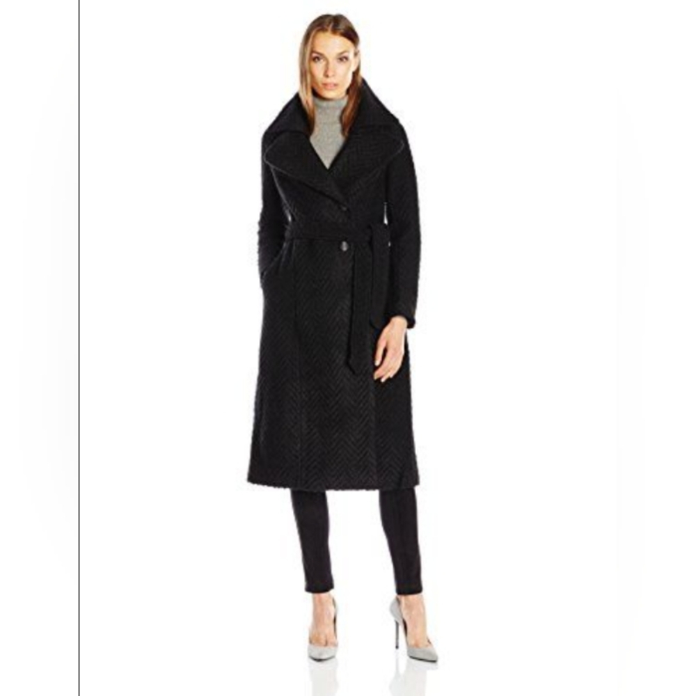 Nanette Lepore Navy Trench Coat
